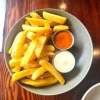 Rustic fries at The Craft Embassy in Christchurch