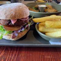 V Burger (comes with fries, $25)   at The Craft Embassy in Christchurch