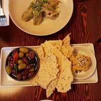 Jalapeno poppers, olives, hummus at The Craft Embassy in Christchurch