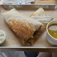 Chef’s recommendation dosa (vegan option)  at Ganesh Dosa in Kailua