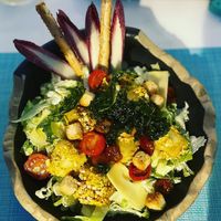 Vegan Ceasar Salad at Oceana Club in Benissa