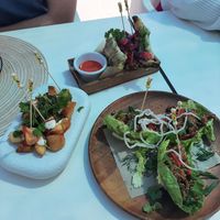 Vegan starters at Oceana Club in Benissa