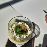 Vegan desert at Oceana Club in Benissa