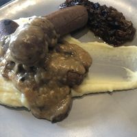 Bangers and mash.  at Euro Kitchen in Fitzroy