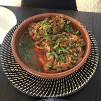 Delicious Stuffed Capsicums  at Euro Kitchen in Fitzroy