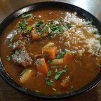 Vegan Magyar gulyás at Euro Kitchen in Fitzroy