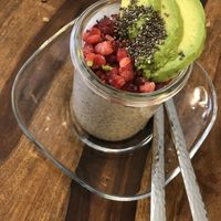 Avocado Dessert at Avocadobar in Wurzburg