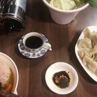 Curry, dumplings and a broth to drink at Miào Shàn GōngZhǔ 妙善公主素食養心鍋 - Princess Vegan Hot Pot  in Kaohsiung