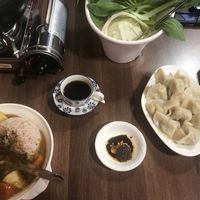 Curry, dumplings, hot pot veggies  at Miào Shàn GōngZhǔ 妙善公主素食養心鍋 - Princess Vegan Hot Pot  in Kaohsiung