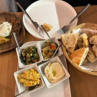 Mixed vegan plate   at Chez Funda in Paris