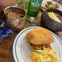 Jackfruit burguer  at Planted in Brooklyn