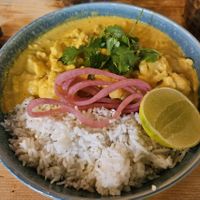 Munmun's Curried Cauliflower at Planted in Brooklyn