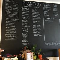 Menu  at Planted in Brooklyn