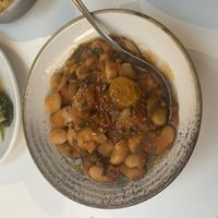 Giant beans   at Strofilia in Brussels