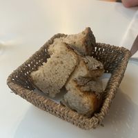 Fresh warm bread   at Strofilia in Brussels