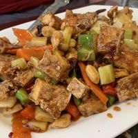 Kun pao tofu at Dynasty in Sequim