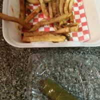 Amazing french fries and grape leaves at Shawarma Brothers in Cuyahoga Falls