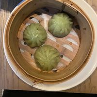 mushroom & leek dumplings (v&gf) ;))🍄 at Ping Pong Dim Sum in London