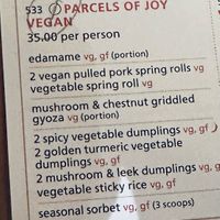 Parcels of joy! Has there ever been a better description of vegan dim sum? at Ping Pong Dim Sum in London