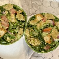 Vegan Chicken Caesar  at Seitan's Helper in Brooklyn