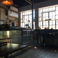 A cozy cafe.  at Seitan's Helper in Brooklyn