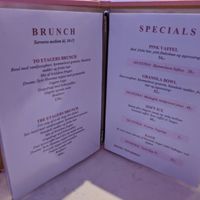 Menu at Dreamy in Copenhagen