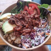 BBQ jackfruit poke bowl at PLANT SHACK - Altea in Altea