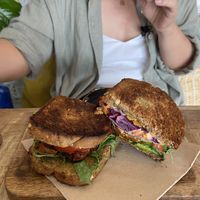 BBQ jackfruit sandwich   at PLANT SHACK - Altea in Altea