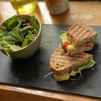 Vegan cheese toast at PLANT SHACK - Altea in Altea