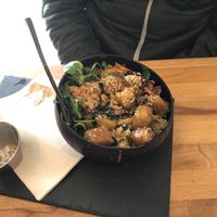 Buddha bowl with tofu, rice, salad, etc. at PLANT SHACK - Altea in Altea