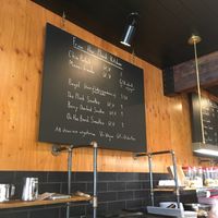 Menu at Plank Coffee in Healdsburg