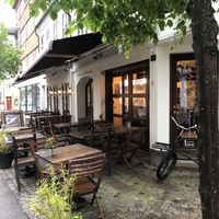  Vue from the street at Café Korn in Roskilde