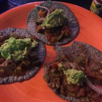 Vegan tacos at Azul Frida in Barcelona