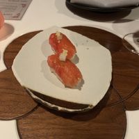 Ahi Watermelon Nigiri 🍣  at PLANTA Queen in Toronto