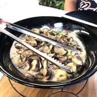 Udon noodles at PLANTA Queen in Toronto