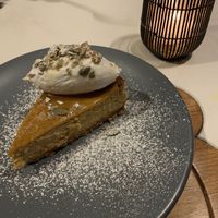 Pumpkin Cheesecake (seasonal dessert) at PLANTA Queen in Toronto