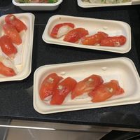 The watermelon Nigiri😄 at PLANTA Queen in Toronto