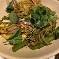 Singapore noodles. at PLANTA Queen in Toronto