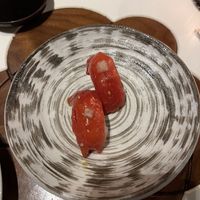 Watermelon Ahi sushi  at PLANTA Queen in Toronto