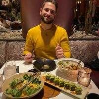 Singapore noodles, Dragon roll, and Disco Dumpling special; and that was just for starters. So much good food    at PLANTA Queen in Toronto