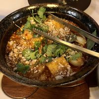 Chili Peanut Noodles-not our favorite.   at PLANTA Queen in Toronto