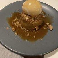Apple crumble  at PLANTA Queen in Toronto