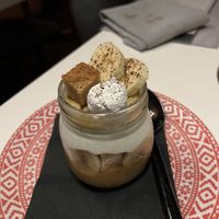 banana dessert special  at PLANTA Queen in Toronto