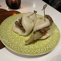 bao buns  at PLANTA Queen in Toronto