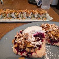 Sushi and french toast at PLANTA Queen in Toronto