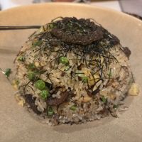 Truffle fried rice- YUM   at PLANTA Queen in Toronto