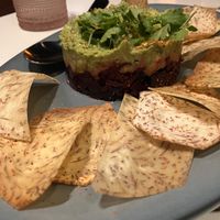 Beet avocado tartare at PLANTA Queen in Toronto