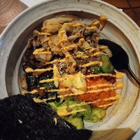 Poke bowl at PLANTA Queen in Toronto