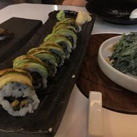Dragon roll at PLANTA Queen in Toronto