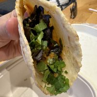 Braised mushroom taco  at Chaia - Chinatown in Washington